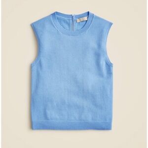 NWT J. Crew Sz S Featherweight Cashmere-Blend Cropped Sweater Shell $158